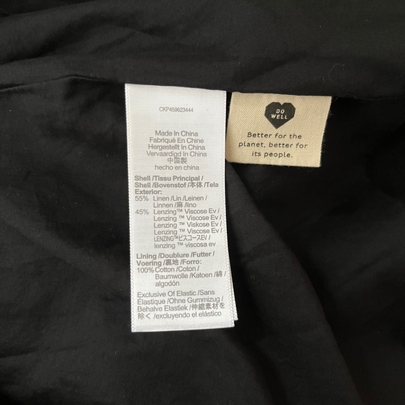 Madewell | Linen-Blend Lucie Smocked Mini Dress - Picture 8 of 9